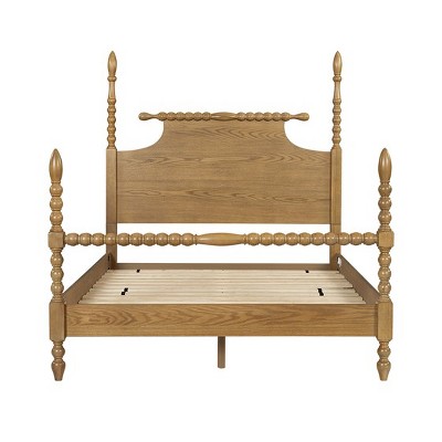 Christopher Knight Home Elaine Four Post Wood Spindle Bed with Turned Legs