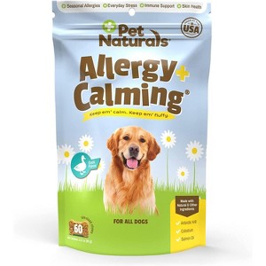 Pet Naturals Allergy Plus Calming Supplement for Dogs, Soft Chew, Duck Flavor, 60 Ct. - 1 of 3