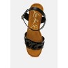 Emelda Chain Link Detail Wedge Sandals Women - 4 of 4