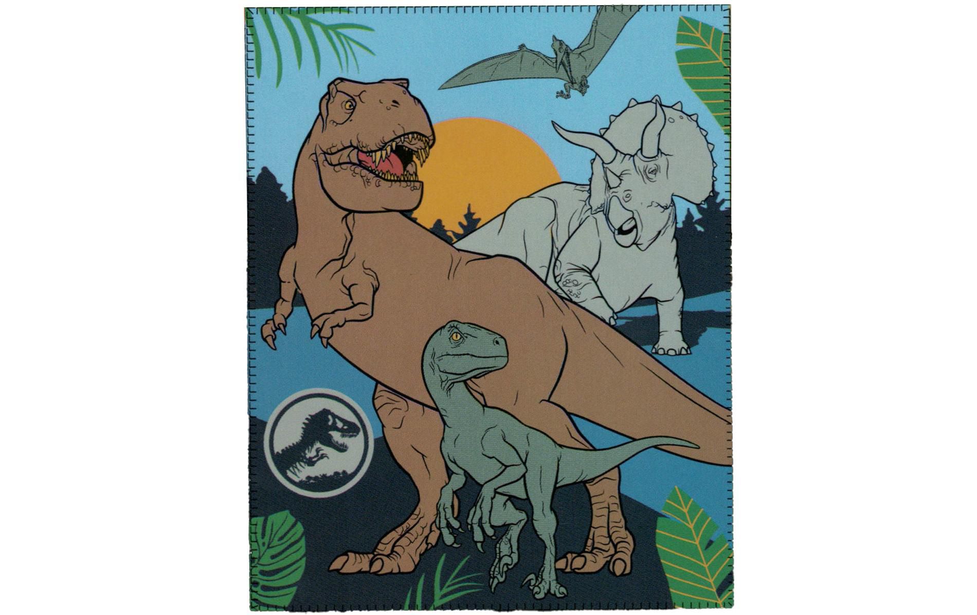 Jurassic World Kids Fleece Throw Blanket – 40" x 50" Super Soft Microfiber Plush