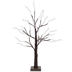 Northlight LED Lighted Christmas Twig Tree - 24" - Brown - Warm White Lights - 1 of 4