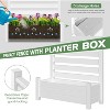 DoCred Air Conditioner Fence, 2-Panel PVC Privacy Screens with Planter Box, No-Dig Outdoor AC or Trash Can Enclosure – 36"W x 45"H - 4 of 4