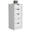 NicBex Modern Wooden Dresser with 6 Spacious Drawers Minimalist Closet Organizers and Storage for Bedroom, Living Room, Hallway - 4 of 4
