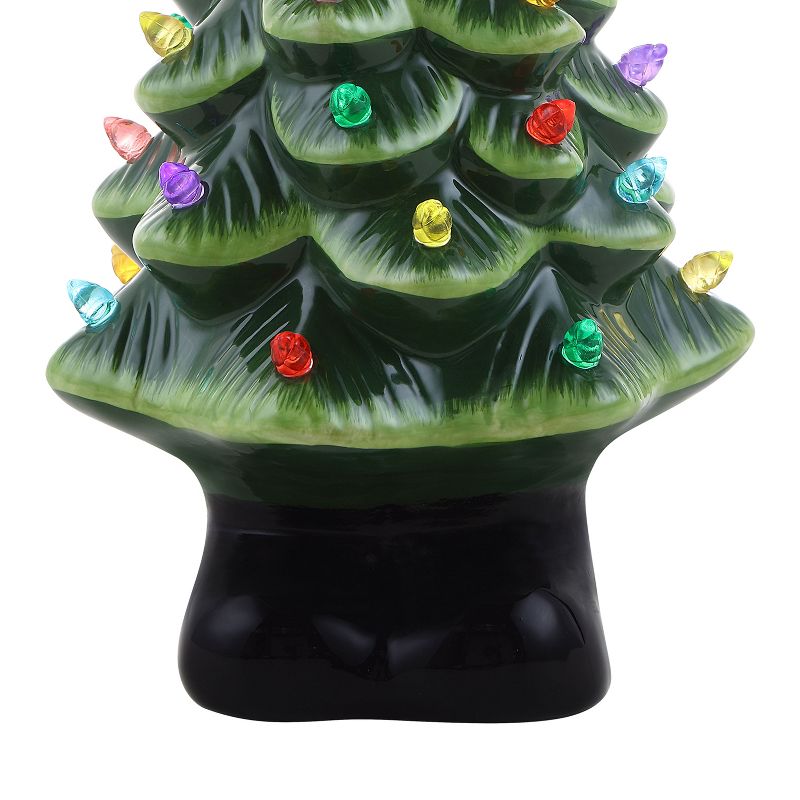 Mr. Christmas 8.5" Nostalgic Ceramic LED Holiday Character Christmas Tree, 5 of 6