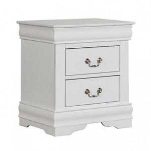 NicBex 15.75 inch Wide Nightstand with 2 Drawers,Side Table with Large Storage Space and Bracket Feet,Bedside Table for Bedroom,Living Room - 1 of 4