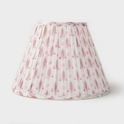 Mela Artisans Blokette Pattern Scalloped Lamp Shade
