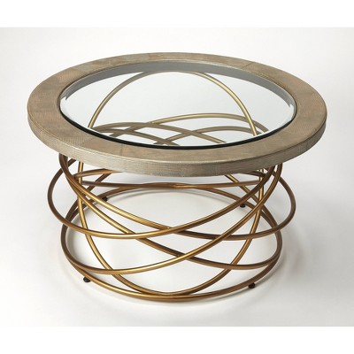 target brass coffee table