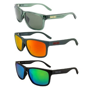 3 Pairs of Epoch Eyewear Delta Glasses with Smoke, Red Mirror, Green Mirror Lenses - 1 of 4