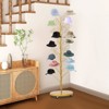 YIYIBYUS 35-hanger Hat Display Stand, Hat Display Rack with Wheels, Floor-Standing Holder Stand for Hat Wig - 2 of 4