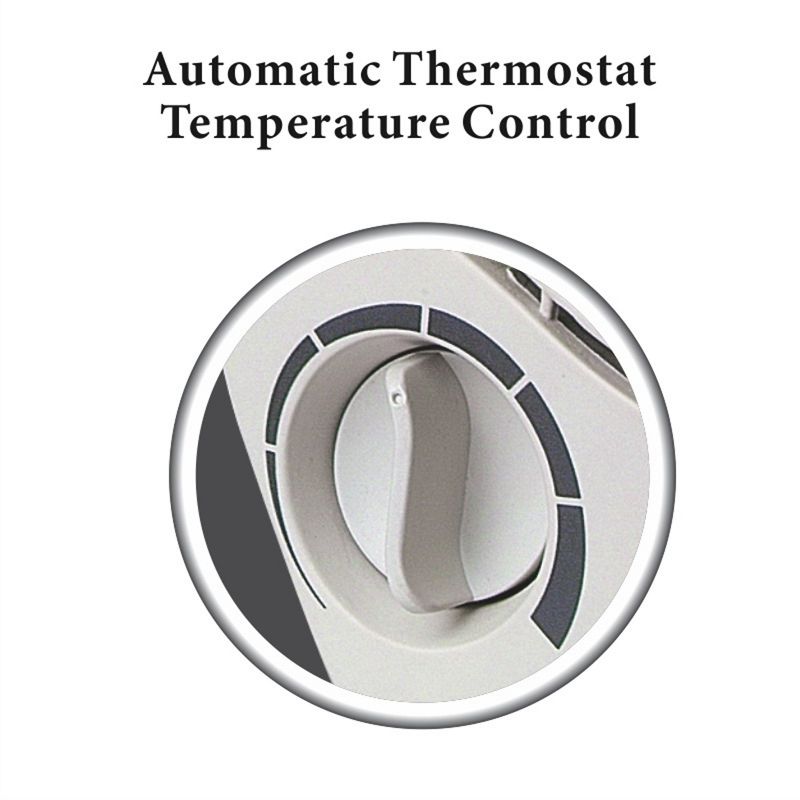 Optimus Portable Fan Heater with Thermostat, 3 of 5
