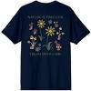 Elevation 7573 Nature Is Precious Tread With Care Crew Neck Short Sleeve Navy Men's T-shirt - 3 of 4