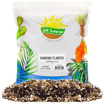 Soil Sunrise Hanging Planter Potting Soil Mix; Lightweight for Hanging Basket
