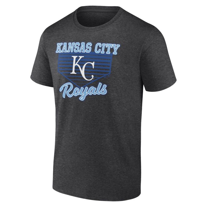 MLB Kansas City Royals Men's Gray Core T-Shirt, 2 of 4