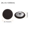 Unique Bargains Metal Shank Round Cloth Covered DIY Sewing Buttons 20 Pcs - 2 of 4