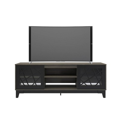 Graphik TV Stand for TVs up to 72" Gray/Black - Nexera