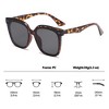 Anna-Kaci Women's Trendy Square Two - Tone Sunglasses - 4 of 4