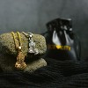 Ice City Men's Praying Hands Pendant Necklace, Cubic Zirconia in Gold and Silver - 3 of 4