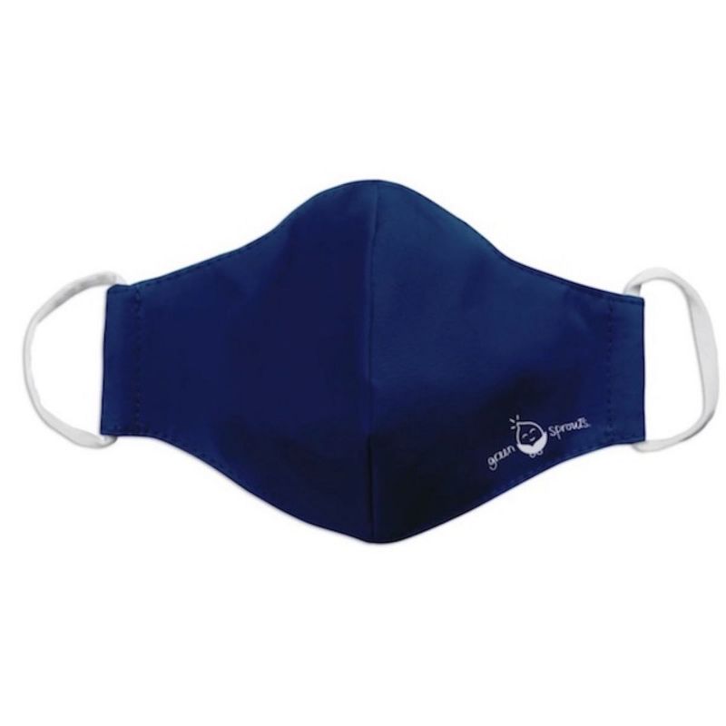 Green Sprouts Navy Reusable Adult Face Mask Small - 1 ct, 3 of 4