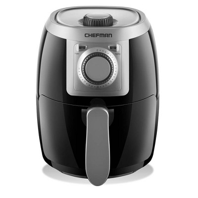 Chefman Black & Chrome 2.5L Air Fryer