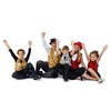 Dress Up America Sequin Vest with Bowtie for  Adults - Disco Party Costume Set - Silver - Small - 4 of 4