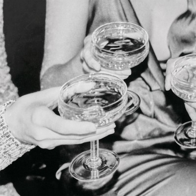 Los Angeles Post Black Framed Glass Wall Decor 17" x 21"