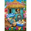 Summer Nuthouse Humor Garden Flag 18" x 12.5" Briarwood Lane - image 3 of 4