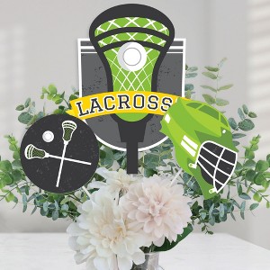 Big Dot of Happiness Lax to the Max Lacrosse Party Centerpiece Sticks Table Toppers Set of 15 - 1 of 4