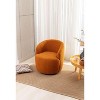 CAVINAS 360 Degree Swivel Chairs, Fabric Barrel Chair, Swivel Accent Chair, Single Sofa Chair, Round Armchair for Living Room, Bedroom - 3 of 4