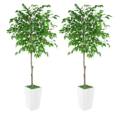Artificial Ficus Tree, Ideal for Home Decor and Housewarming Gift