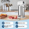 Vertical Sausage Stuffer, 5L/11LB Manual Meat Filler, 304 Stainless Steel with 5 Tubes & 2-Speed Gear, for Home and Commercial Use - 4 of 4