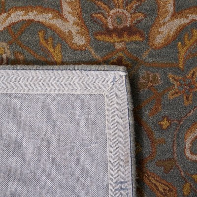 Heritage Blue and Beige Hand-Tufted Wool 4' x 6' Area Rug