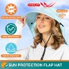 SUN CUBE Wide Brim Sun Hat with Neck Flap, UPF50+ Hiking Safari Fishing Hat for Womens, Sun Protection Beach Hat - 3 of 4