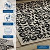 Modway Ariana 4x6 Area Rug – Vintage Floral Trellis Pattern for Indoor or Outdoor Use, Easy-Care Flatweave in Multicolor - 3 of 4