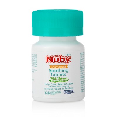 nuby soothing tablets age