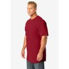 Boulder Creek by KingSize Men's Big & Tall Heavyweight Longer-Length Crewneck T-Shirt - 4 of 4