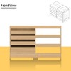 Famapy Glass Organizer Cabinet with Multi-Functional Drawers Jewelry Armoire Dresser - 4 of 4