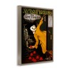 Stupell Industries Vintage Espresso Advertisement Black Framed Floater Canvas Wall Art - 3 of 4