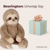 Bearington Sammy Plush Sloth Stuffed Animal with Soft Fur, 15 Inches - 4 of 4