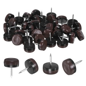 Unique Bargains Nail-on Furniture Sliders Chair Leg Protectors 40 Pcs - 1 of 4
