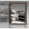 Americanflat 18x24 Poster Frame in Walnut with Polished Plexiglass - Horizontal and Vertical Formats with Included Hanging Hardware - 4 of 4