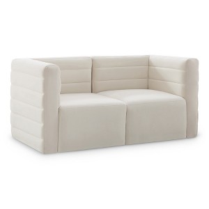 Meridian Furniture,Quincy Velvet Modular Sofa - 1 of 4