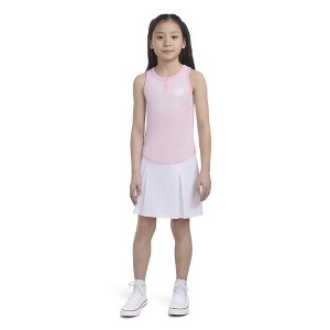 Converse® Girls' Henley Tank Top - 1 of 4