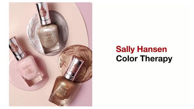 Sally Hansen Color Therapy Nail Polish - 0.5 fl oz, 2 of 12, play video