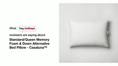 Memory Foam & Down Alternative Bed Pillow - Casaluna™ : Target