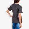 Anna-Kaci Women's Ribbed Knit Top with V-Neck, Short Sleeves, Front Pocket, Loose Fit Casual Blouse - 3 of 4