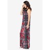 Roaman's Ultrasmooth Fabric Sleeveless Maxi Dress - 4 of 4