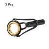Unique Bargains Stainless Steel Ring Guide Fishing Rod Tip Repair Kits 3 Pcs - 3 of 4