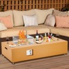 56 Inch Propane Fire Pit Table with Wind Guard, Glass Beads, Rain Cover, Sturdy Steel Anti-Rust Finish, CSA Safety Certified Outdoor Firepit - 4 of 4