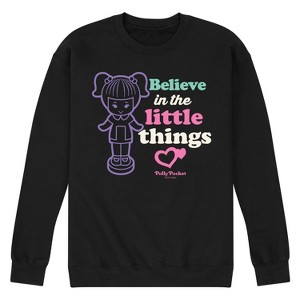 Men's - Polly Pocket - Believe In The Little Things Graphic Fleece Sweatshirt - 1 of 4