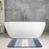 Unique Bargains Bathroom Non-Slip Water Absorbent Soft Shaggy Rubber Back Bath Rug - 2 of 4